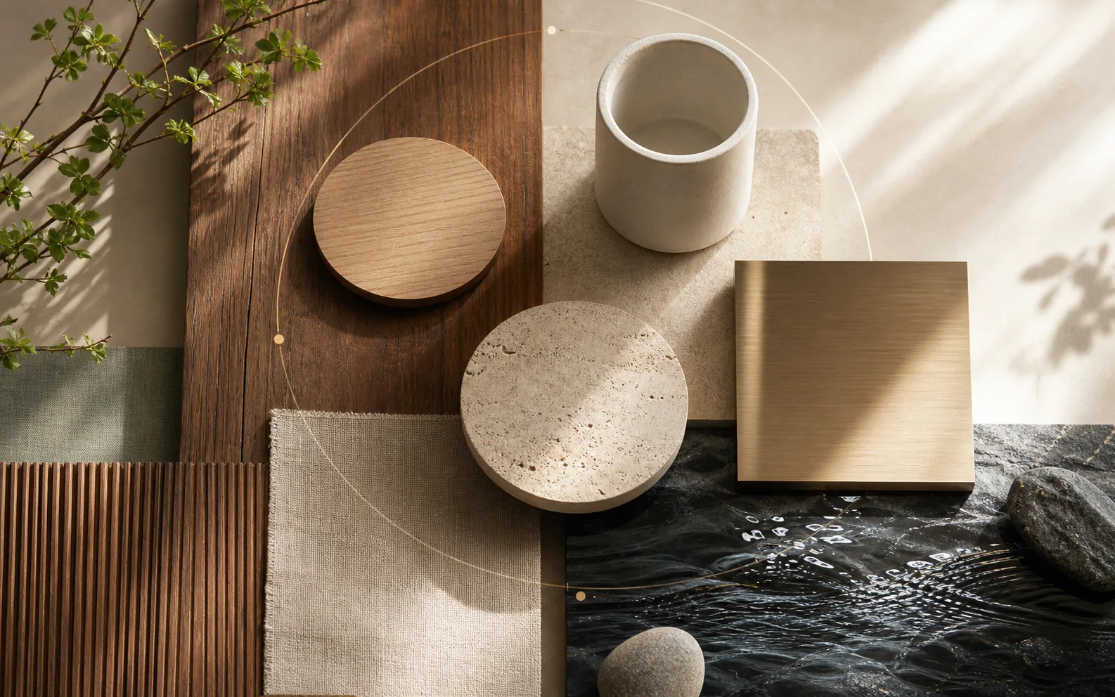Materials, Light, and the Five Elements in Interior Design